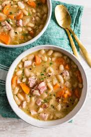 Easy Ham And Bean Soup Recipe Ready In Just 30 Minutes Recipe Easy Ham And Bean Soup Recipe Ham And Bean Soup Bean Soup Recipes