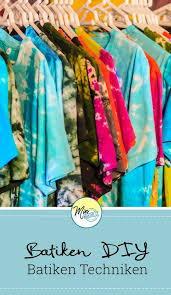 Batiken Tie Dye Und Shibori Techniken Muster Und Video Anleitung Shibori Batik Technik Anleitungen
