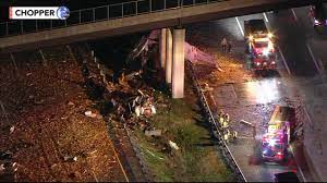 New jersey turnpike crashone person was killed and three people were injured in this car crash in linden, n.j., on june 24, 2015. New Jersey Turnpike Crash Leaves 2 Dead Watermelons Spill Onto Highway 6abc Philadelphia