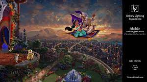 Check spelling or type a new query. Aladdin By Thomas Kinkade Studios Gallery Lighting Experience Youtube
