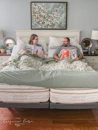 Twin + twin = king! Sleeping In Separate Beds Saatva Mattress Review
