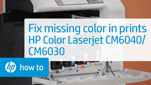 Choose your hp color laserjet cm6040 mfp printer driver os compatible. Solution To Missing Color When Printing Hp Color Laserjet Cm6040 Cm6030 Hp Youtube