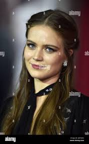 Hera Hilmar attends the Mortal Engines premiere in Los Angeles, California 