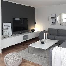 Grey Wall Tv Room Grey White Colour Scheme Colour Grey Greywhite Room Scheme Wall Living Room Grey Living Room Design Small Spaces Grey Walls
