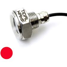 Tidal Wake Underwater Led Boat Drain Plug Light Plug N Play 1 2 Thread Red Overton S