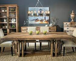 Shop rustic dining room tables at 1stdibs, a leading source of rustic and other authentic period furniture. Calm And Airy Rustic Dining Room Rustic Dining Room Table Rustic Dining Room Sets Rustic Dining Room
