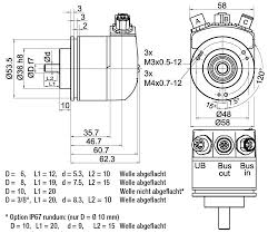 Wachendorff Automation Drehgeber Absolut Drehgeber Profibus Dp Bushaube Multiturn Singleturn Vollwelle Klemmflansch O 58 Mm Wdga 58b Bp