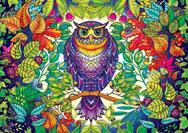 Forest Owl Secret Garden Coloring Book 280 Pieces Secret Garden Coloring Book Johanna Basford Secret Garden Johanna Basford Coloring Book