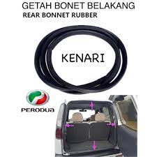 2018 perodua axia 1.0 standard g automatic part 1. Perodua Kenari Rear Bonnet Rubber New Getah Bonet Belakang Shopee Malaysia