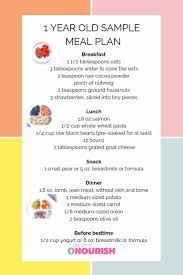 1 Year Old Meal Plan Nutritionist Approved Creative Nourish In 2020 Baby Food Recipes 1 Year Old Meals Baby Meal Plan