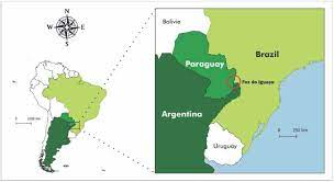 Brazil is the largest country on the continent of south america. Map Showing The Location Of The Tri Border Area Foz Do Igua U Brazil Download Scientific Diagram