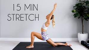 Stretch your muscles head to toe, helping you increase flexibility as you hold key yoga stretches and breathe deeply through them. 15 Min Full Body Stretch Cool Down Routine Youtube