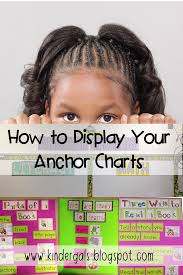 Kindergals Anchor Charts How Do You Display Them