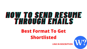 Need more tips on writing resumes? Email When Sending Resume Jobs Ecityworks