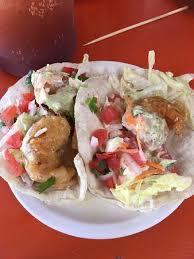They pull out the big guns by offering up a flavorful mango salsa! Best Fish Tacos In Town Picture Of El Camaron Express Puerto Vallarta Tripadvisor