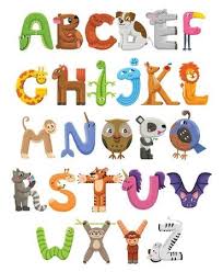 Zoo Alphabet Animal Alphabet Letters From A To Z Cartoon Cute Animal Alphabet Letters Lettering Alphabet Animal Alphabet