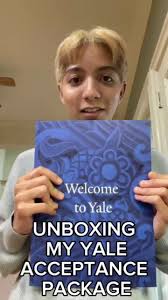 these packages are so fun 😆#unboxing #college #university #yale #yale2028  #ivyleague