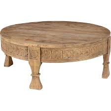Complete An Organic Or Country Chic Look With This Wood Coffee Table Showcasing Artfully Carved Floral Deta Coffee Table Pretty Coffee Table Coffee Table Wood