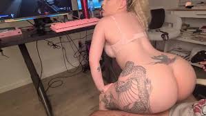 Massive Curvy PAWG reverse riding a guy as he plays video games