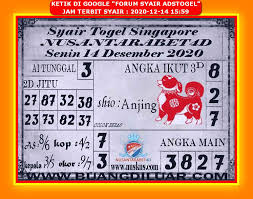 1 New Message Kode Syair Singapore 14 Desember 2020 Forum Syair Togel Hongkong Singapura Sydney