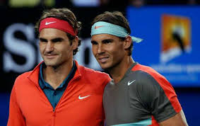 نادال (يسار) يريد معادلة رصيد فيدرر بألقاب البطولات الكبرى وديوكوفيتش يأمل بالاقتراب منهما (غيتي). Ù…ÙˆÙ‚Ø¹ Ø®Ø¨Ø±Ù†ÙŠ ÙÙŠØ¯Ø±Ø± ÙˆÙ†Ø§Ø¯Ø§Ù„ Ø¹ÙˆØ¯Ø© Ù„Ù‚Ø§Ø¡ Ø§Ù„Ø§Ø³Ø§Ø·ÙŠØ±