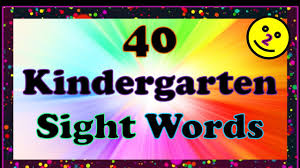 Fry sight words flash cards. 40 Most Important Kindergarten Sight Words Flashcards Part 2 Learn To Read With This Fun Video Youtube