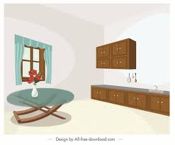 kitchen dining room drawing