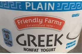 Friendly Farms Plain Greek Nonfat Yogurt 150 G Nutrition Information Innit