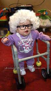 Cutest Little Old Lady Baby Costume Baby Costumes Baby Halloween Costumes Cute Costumes