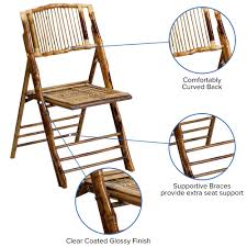 Flash Furniture 4pk American Champion Bamboo Folding Chair Walmart Com In 2020 Folding Chair Wooden Folding Chairs Flash Furniture