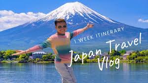 Japan Travel Vlog 1 Week Itinerary Tokyo Mt Fuji Osaka Kyoto Hiroshima Just Julius Japan Travel Travel Vlog Travel