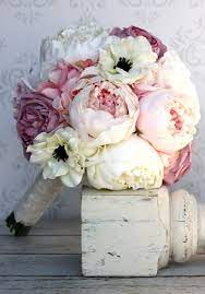 Planning tips for your shabby chic wedding. Silk Bride Bouquet Peony Flowers Pink Cream Purple Shabby Chic Wedding Decor 99 00 Via Etsy Love The Peony Bouquet Wedding Bride Bouquets Wedding Bouquets