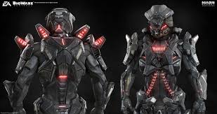Upper Torso Remnant Armor Kuron Mass Effect Andromeda Characters Mass Effect Armor