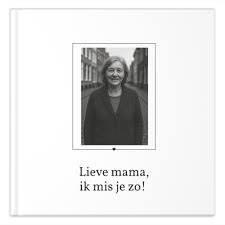 Ontwerp je eigen: Ik mis je zo herinneringsboek - Photo Monochrome Kopen? ⋆  Invulboekjes.nl