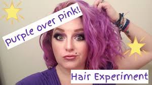Red dye over teal hair or red dye over blue hair may give you some brownish color. Purple Over Pink With Arctic Fox Hair Experiment Youtube