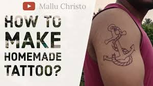 It can be used in conjunction with tattoos, henna or markers on your skin. How To Make Homemade Tattoo Temporary Tattoo Diy Tattoo Pen Tattoo Mallu Christo Youtube