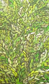 Louise Numina Napananka Greens Big Little Leaf Medicine Leaves Aboriginal Art Aboriginal Painting Australian Art