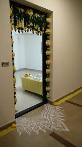 Flower Decoration Diwali Decorations At Home Pooja Room Design Decor