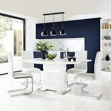 We have the best modern dining tables in different sizes, materials and designs. White Dining Sets Dining Tables Chairs Furniture And Choice