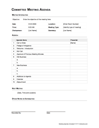 Free Meeting Agenda Template Meeting Agenda Meeting Agenda Template Agenda Template