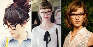 With short hairstyles for women with triangle faces. Hairstyle Ideas For A Small Forehead And Glasses Women Hairstyles