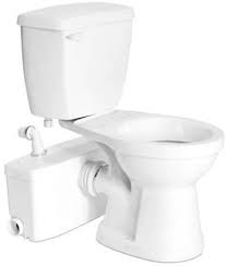 This is one of those ideal basement toilet systems where the need is to flush the discharge upwards. Saniflo Saniplus Macerating Upflush Toilet Kit With Standard Bowl Two Piece Toilets Amazon Com
