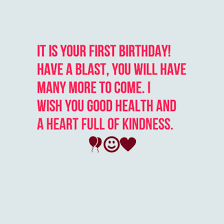 Birthday Wishes For 1 Year Old Goddaughter The 40 Happy 1st Birthday Wishes Wishesgreeting First Birthday Quotes First Birthday Wishes Birthday Boy Quotes