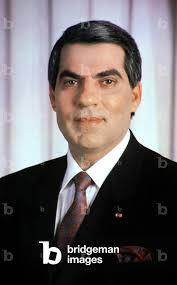 Image of Zine El-Abidine Ben Ali Tunisian President during Official Visit  in by Unknown photographer, (20th century)