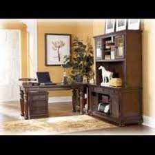 Office Furniture Ashley Furniture Porter Desk And Tall Credenza Office Furniture Set Home Office Furniture Home Furniture