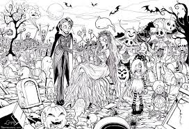 Halloween is identical with something scary or characters ranging from pumpkins, haunted houses, witches, zombies, and others. Printable Halloween Coloring Pages For Adults Popsugar Smart Living