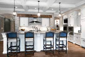 Providing a neutral backdrop, white kitchen cabinets can be left alone or dressed up with colorful art and accessories. Northwoods Traditional Kitchen Chicago By Red Rock Custom Homes Inc Houzz