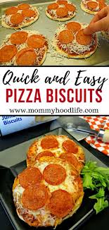 Easy And Delicious Mini Biscuit Pizza Recipe For Kids Recipe Biscuit Pizza Easy Homemade Pizza Kids Pizza Recipes