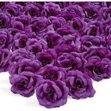 Browse our spectacular range of purple flowers & bouquets from the uk's leading ethical florist. 50pc Artificial Fake Dark Purple Rose Flower Head For Wedding Bouquet Home Decor 3 Overstock 31663063