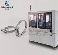 Hydraulic Clamp Hose Machine Hose Clamp Assembly Machine 0.5Mpa - 0.7Mpa